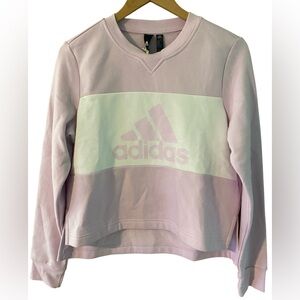 Adidas Crewneck Sweatshirt Crop NEW W Tag Women Size Medium Active FN6054